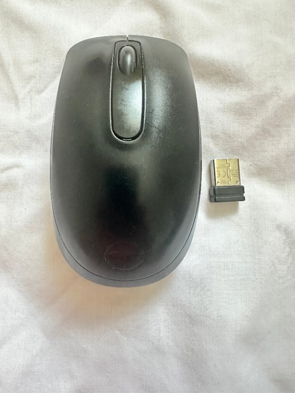 Dell Wireless Optical Mouse 2.4 GHz W/ USB Receiver Dongle SD-9087 Tested, Works